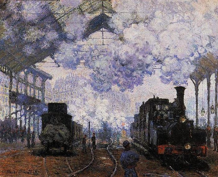 Claude Monet Arrival of a Train China oil painting art
